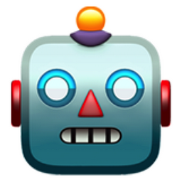 An image of Apple's Robot Bitemoji.