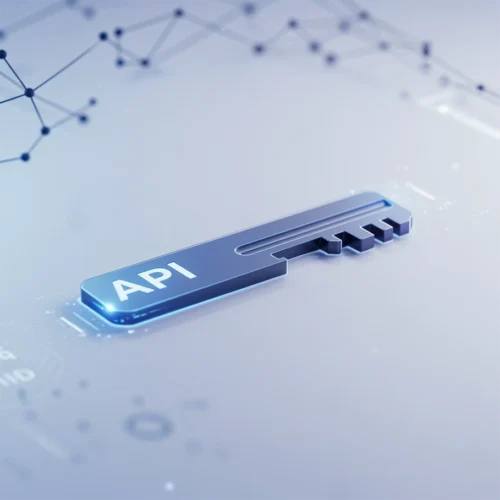 An image of an API key.