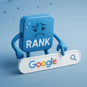 A rank tracker struggling to find search results on google search.