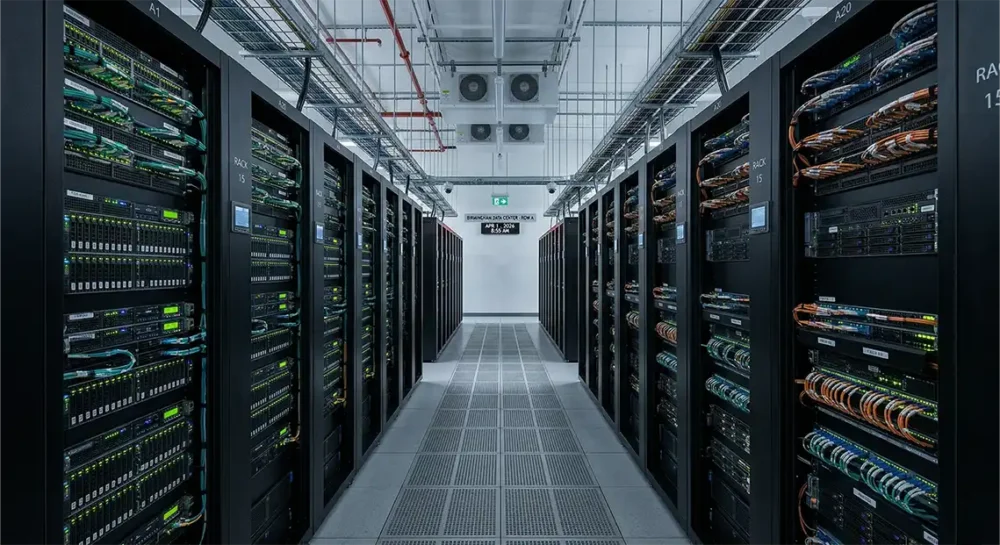 An image of Appoly's server room.