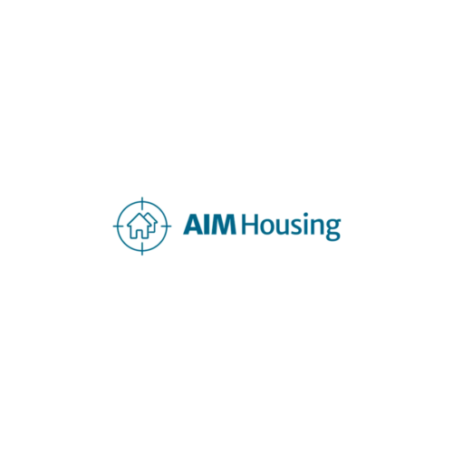 Aim housing logo.